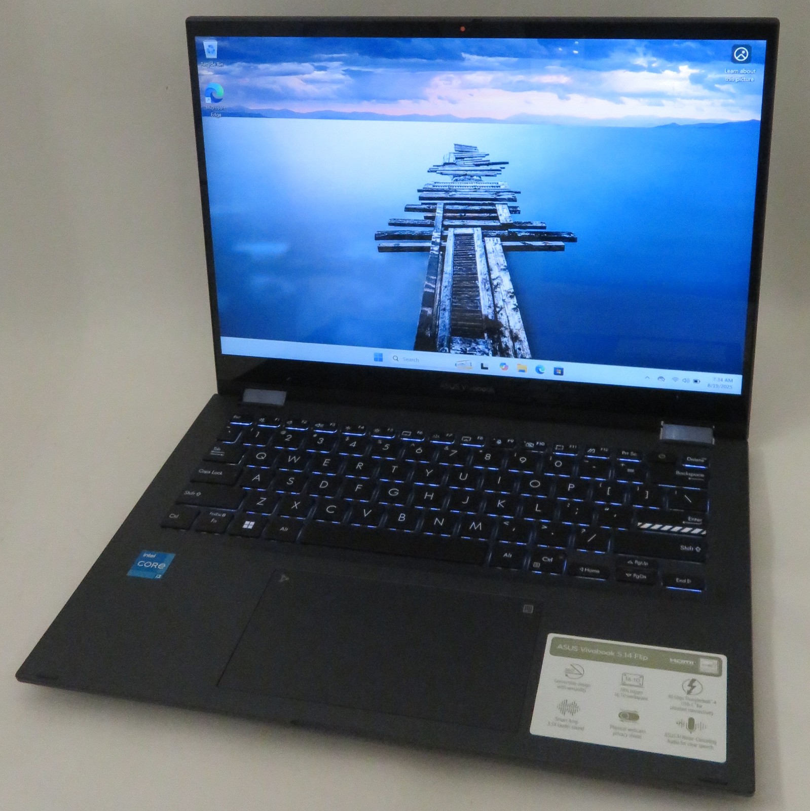 ASUS Vivobook Flip TP3402ZA 14in TouchScreen i3-1220P@1.5GHz 8GB RAM 256GB Win11