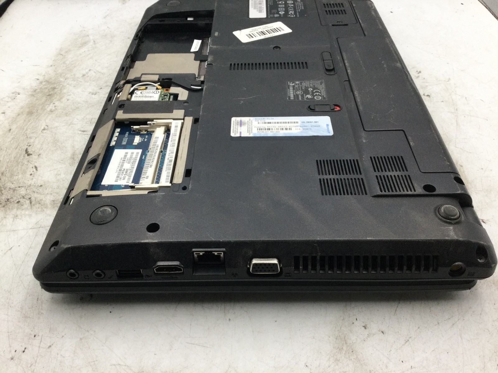 ACER TRAVELMATE 5742 – BOOTS TO BIOS – INTEL I3 M380 – NO RAM – READ DESCRIP-BB