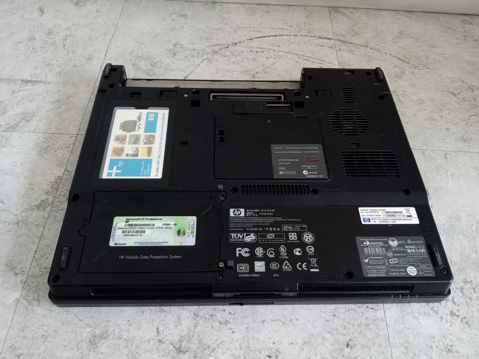 HP Compaq nc6320 15″ Laptop Intel Core Duo 512MB RAM 80GB HDD XP -NO BATTERY -RR