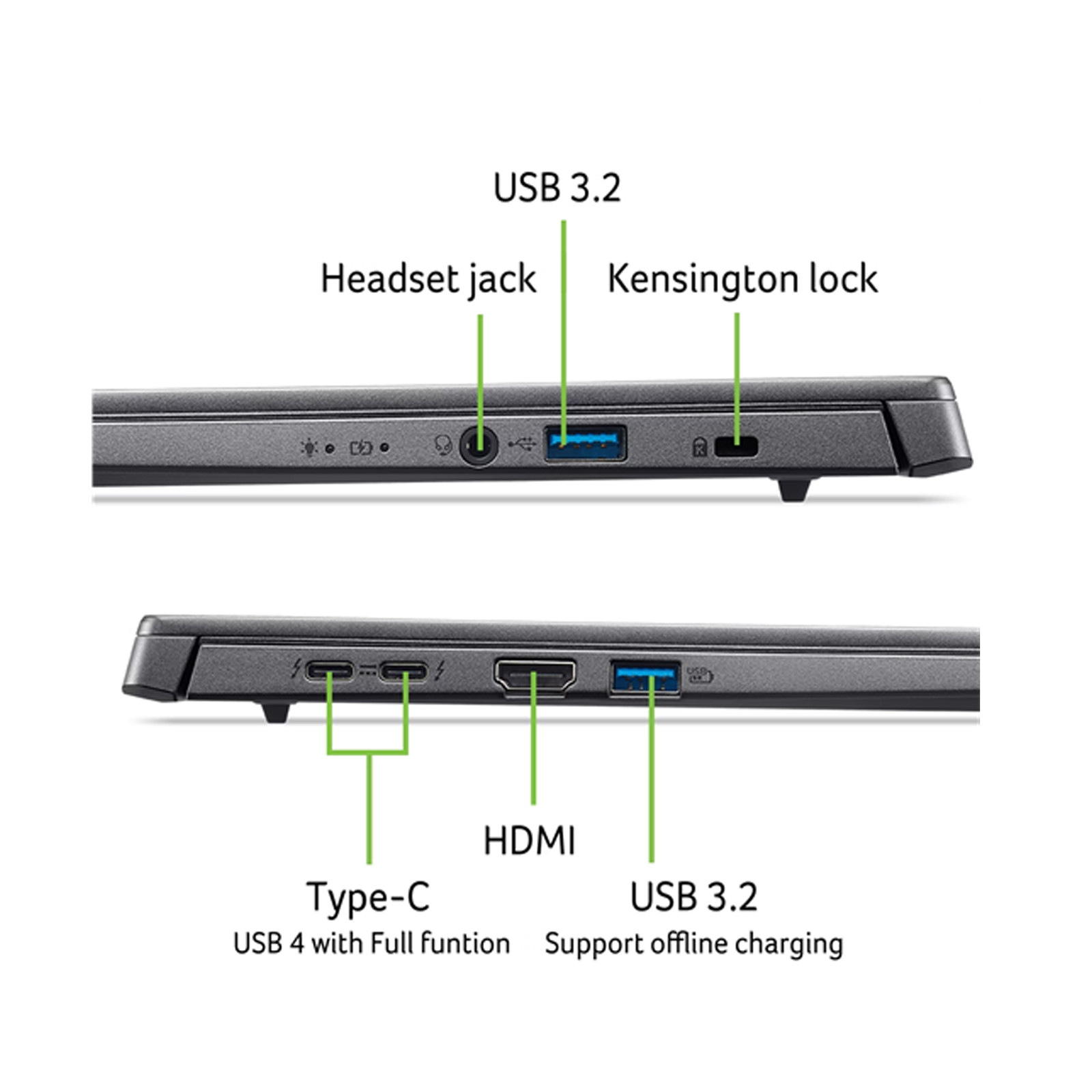 Acer Aspire 14 AI Laptop 14″ WUXGA IPS Intel Core Ultra 7+ARC 16GB RAM 1TB SSD
