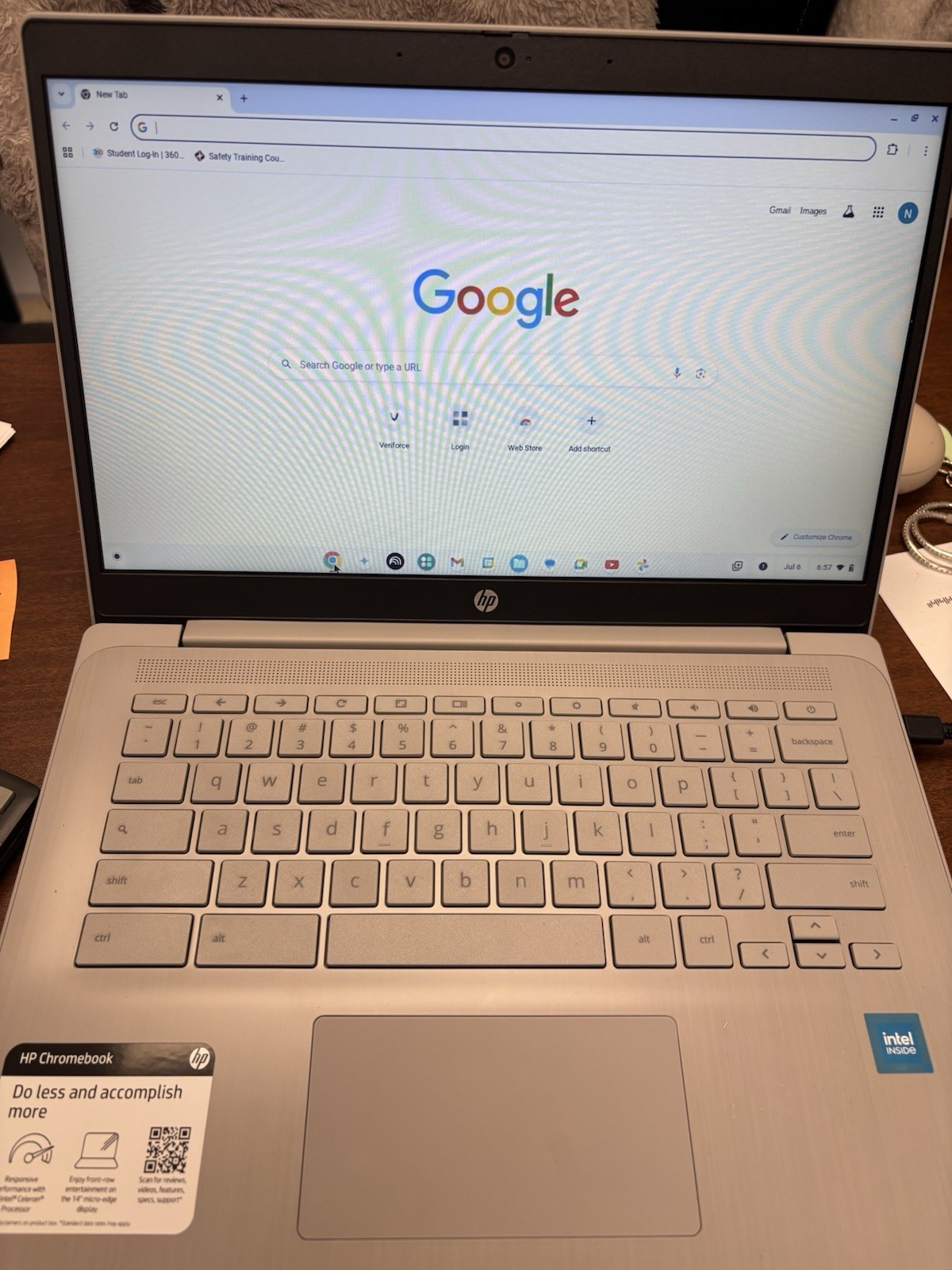 HP Chromebook 14A-NE1013DX 14-inch, 4GB RAM, 64GB eMMC Storage