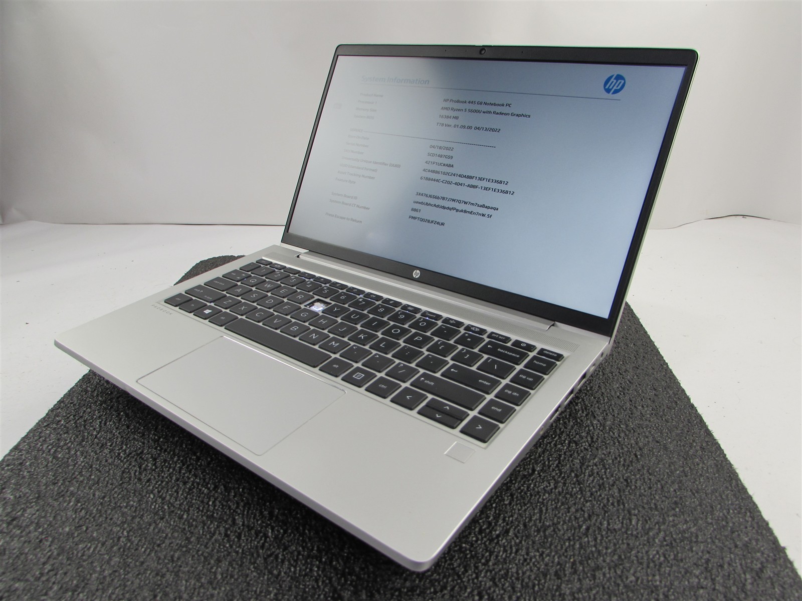 HP PROBOOK 445 (G8) FHD AMD RYZEN 5 5600U 512GB SSD 16GB RAM AMD GPU WIN 11 PRO