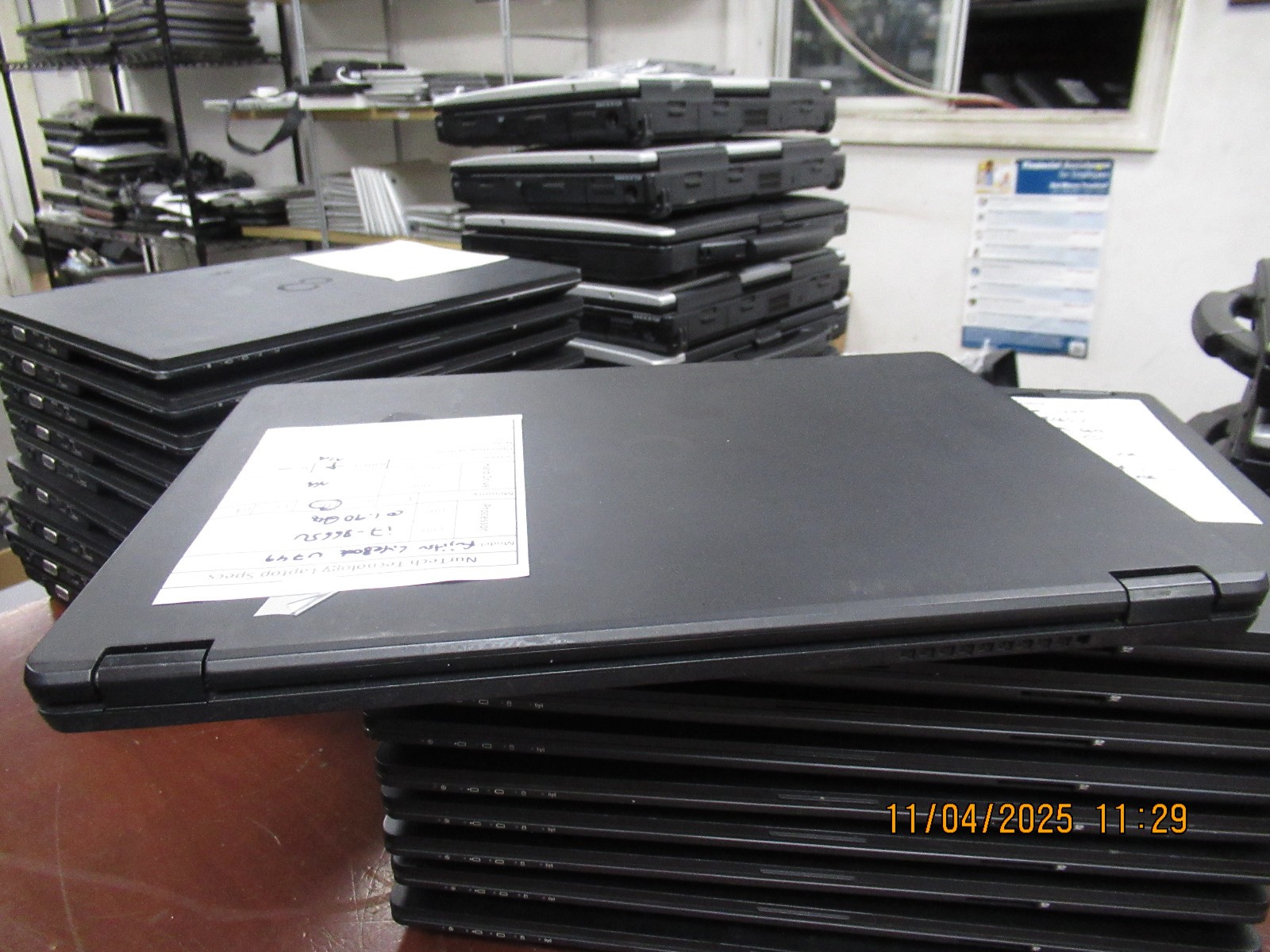 Lot of 10 Fujitsu Lifebook U749 i7 8665U 1.90GHz Laptop [NO RAM/HDD/OS/AC]