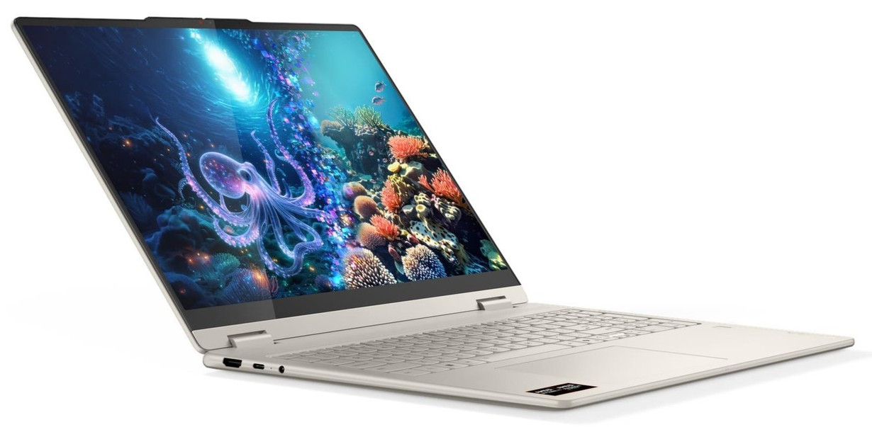 Lenovo Yoga 7 2-in-1 16″ 2K Touch Ryzen AI 5 340 16GB 1TB SSD FPReader Yoga Pen