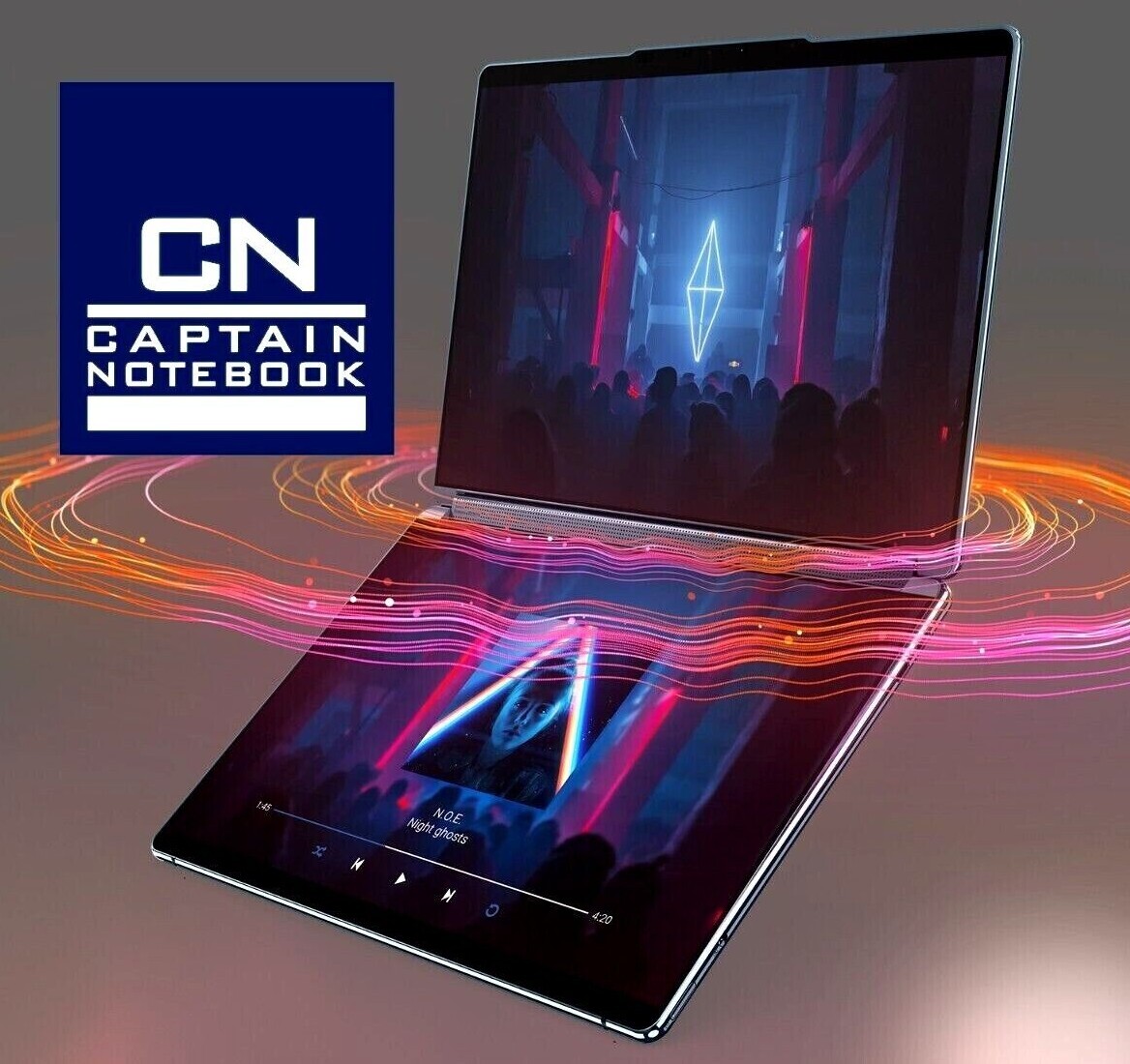 UK ENGLISH KEYB LENOVO YOGA BOOK 9i 2x 13″ DUAL DISPLAY TOUCH i7 16GB 1TB PEN GAR