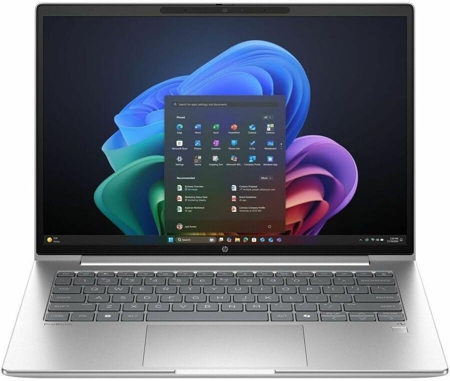 HP ProBook 4 G1q 14″ WUXGA Snapdragon X X1-26-100 32GB 1TB SSD W11P Laptop, SL