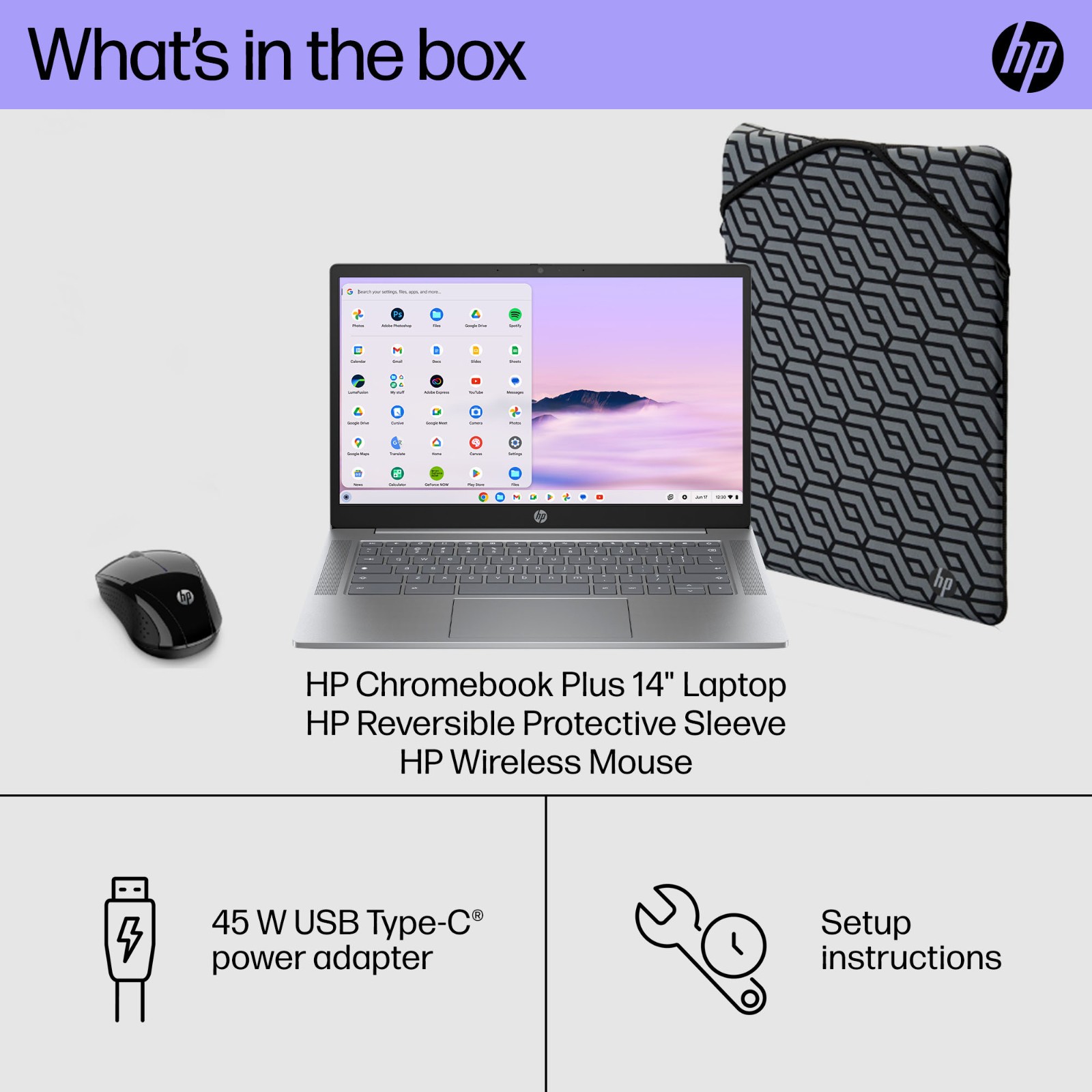 New HP Chromebook 14a-nf0035cl 14″ Touch Intel i3-N305 8GB 256GB UFS Chromebook