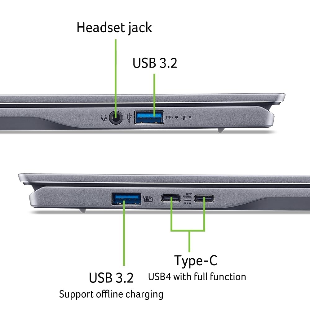 Acer Swift 14 AI SF14-11 SF14-11-X128 14.5″ Copilot+ PC Notebook WQXGA 120 Hz
