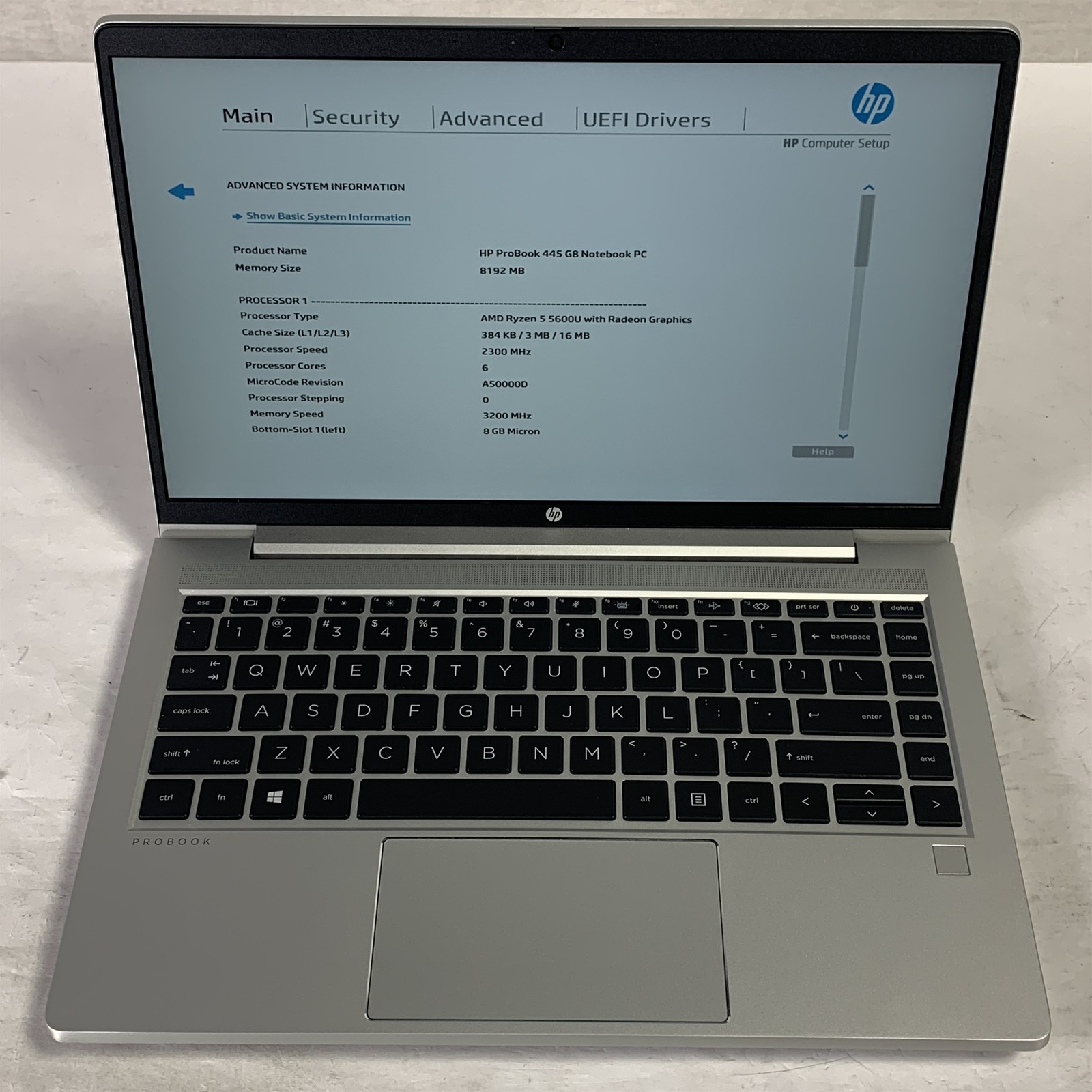 HP ProBook 445 G8 14″ Laptop Ryzen 5 5600U 2.3GHz 8GB – NO DRIVE