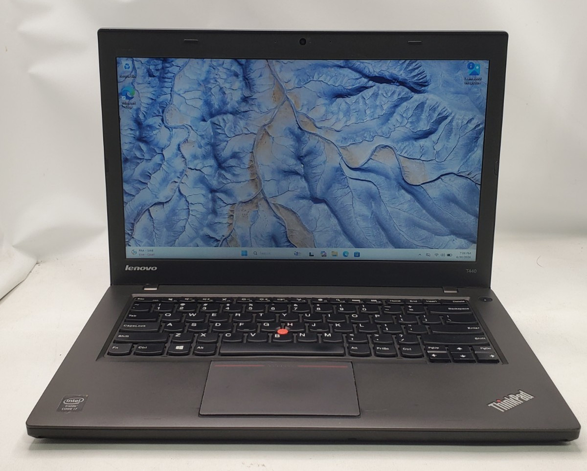Lenovo ThinkPad T440 14″ Core i7-4600U @ 2.10GHz 4GB RAM 128GB SSD Windows 11Pro