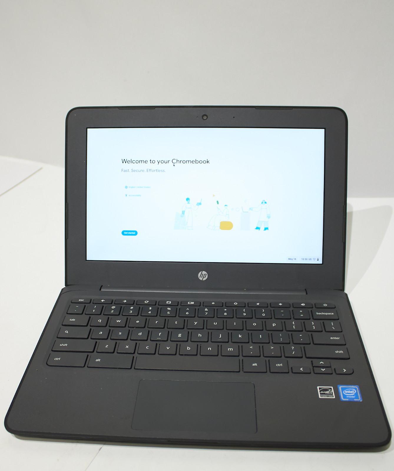 HP Chromebook 11 G6 EE, 11.6″ (16GB) Touchscreen Gray- 3PD93UT#ABA -works