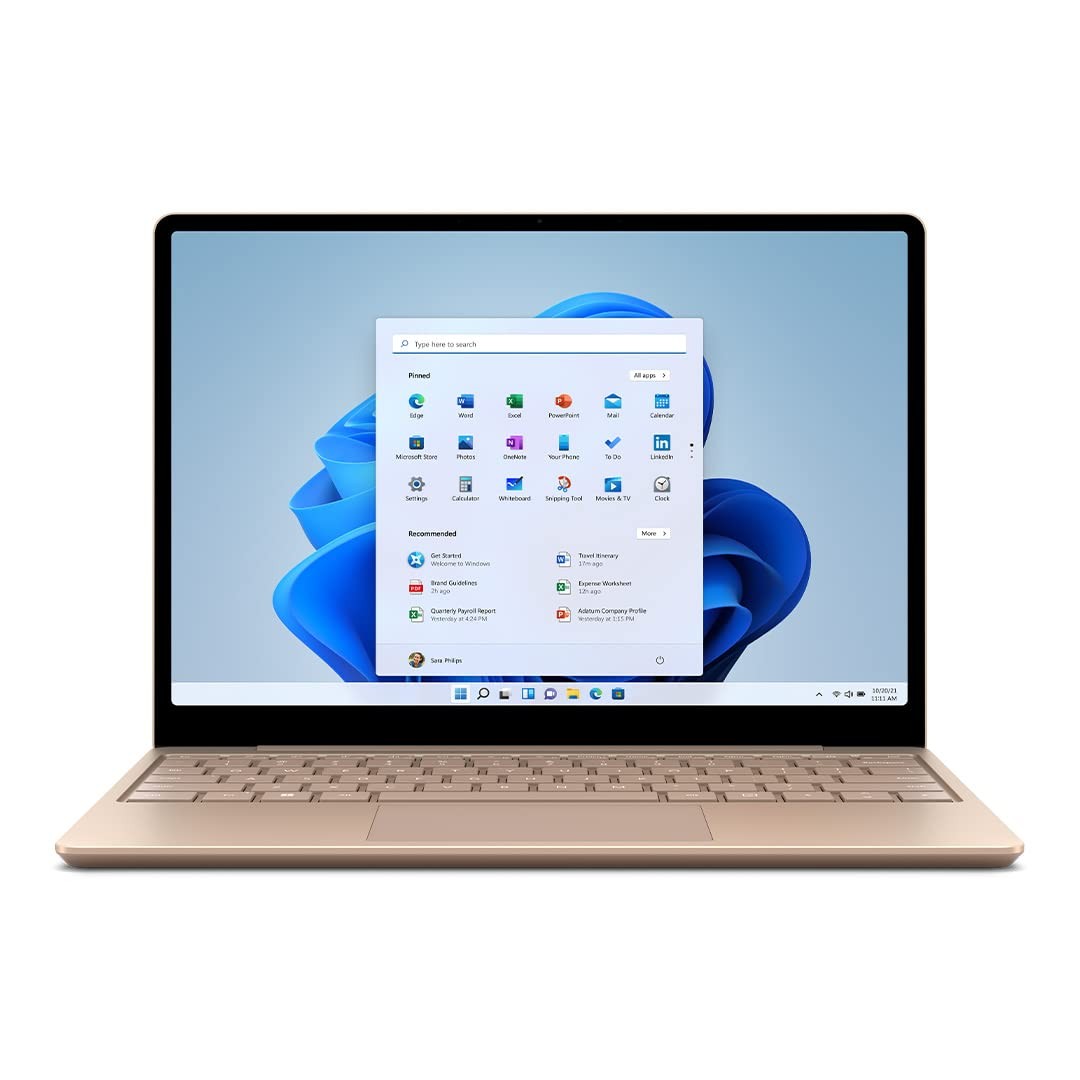 Microsoft Surface Laptop Go 2 12.4in Intel Core i5 8GB Memory 128 SSD Sandstone