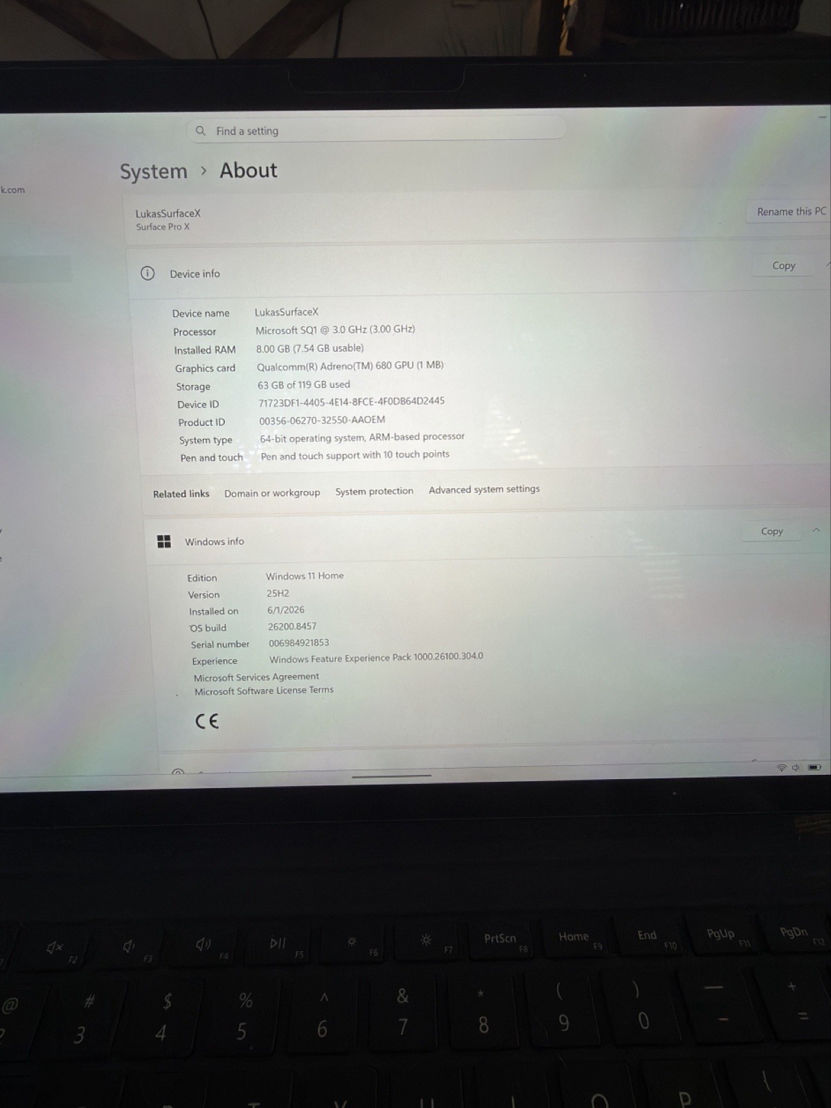 Microsoft Surface Pro X 128GB – MINT CONDITION – 100% BATTERY HEALTH🔋