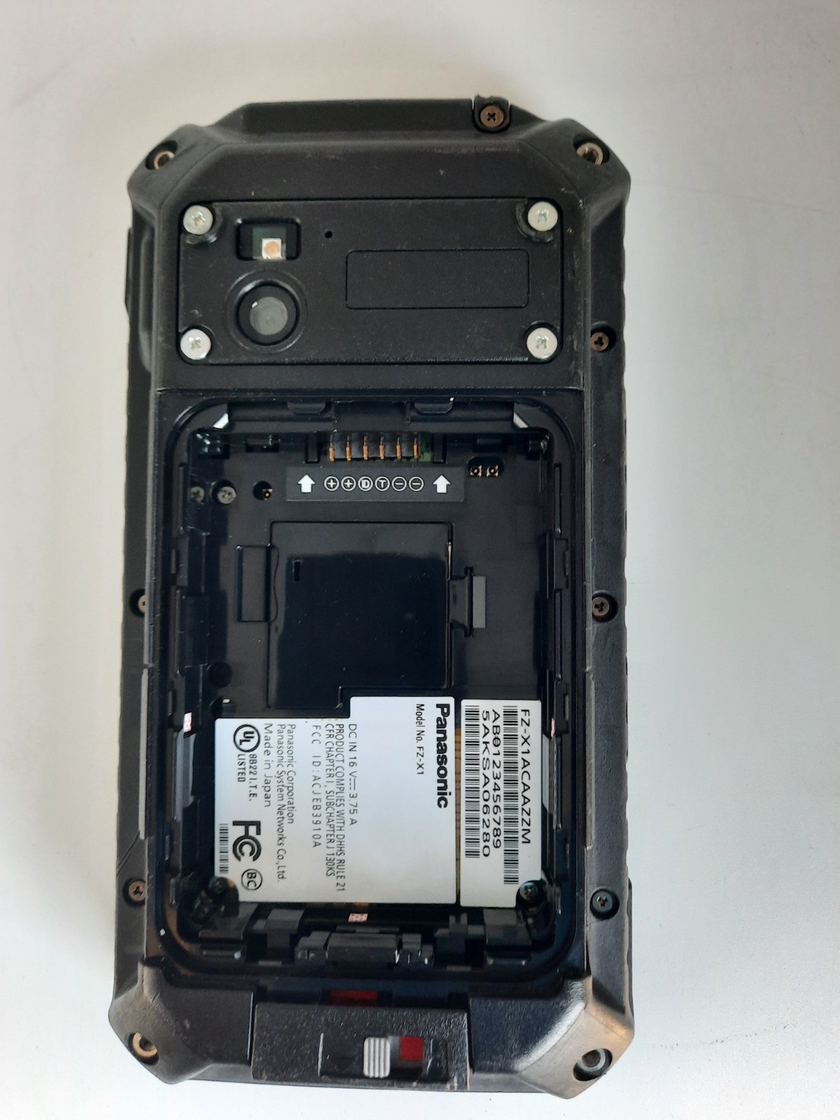 Panasonic ToughPad FZ-X1 Ultra Rugged Handheld Computer-No Battery-UNTESTED