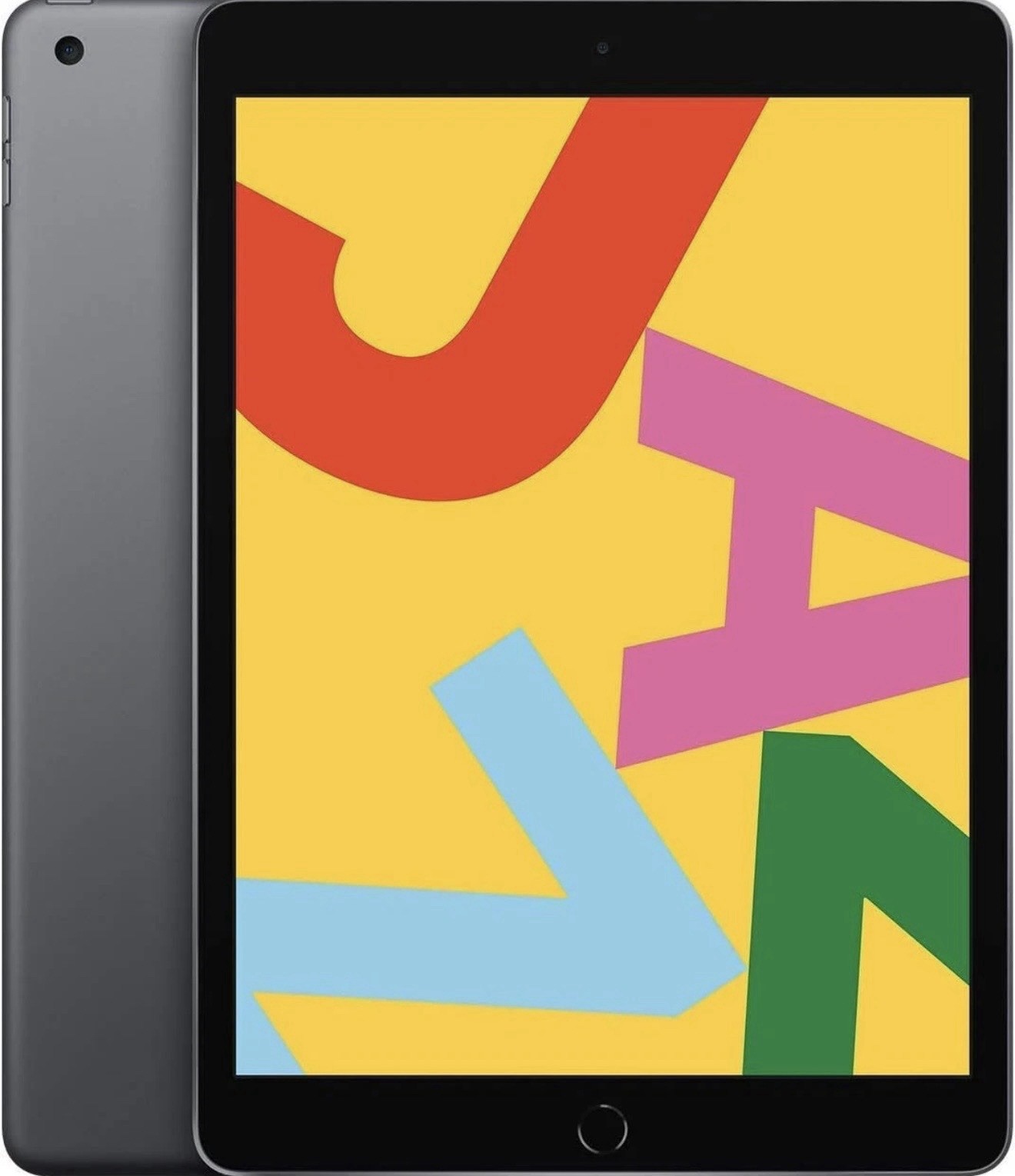 Apple iPad 7th Gen 2019 (Wi-Fi) 32GB Space Gray With Case And Charger