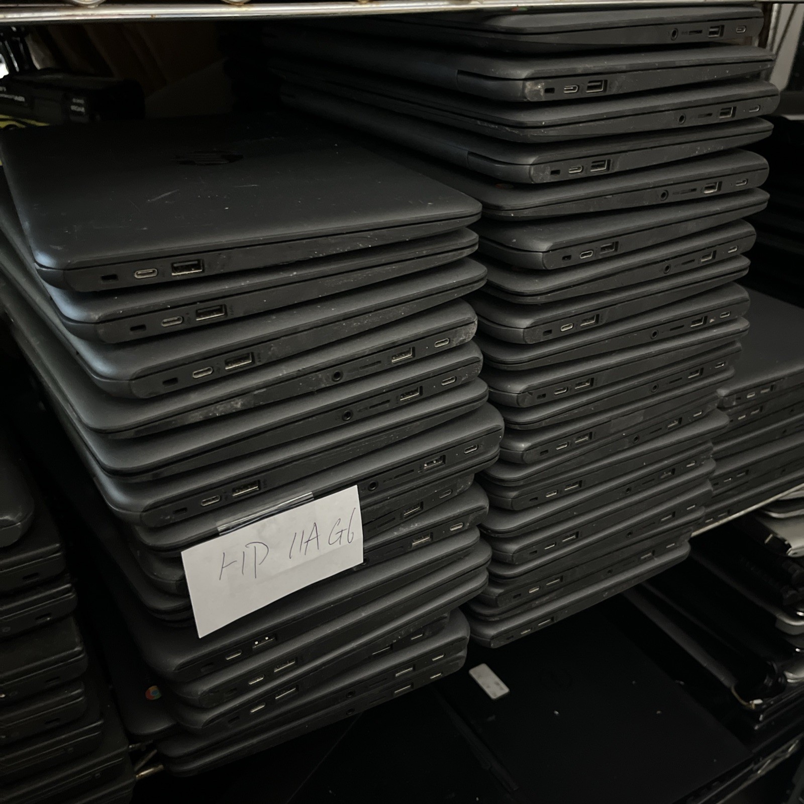 Lot of 10 HP Chromebook 11 G6 EE 11.6″ 4GB RAM 16GB HD Excellent Batt HP Adapter