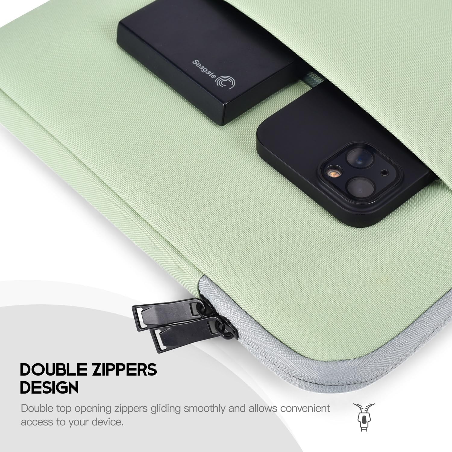 Laptop Sleeve Case 15.6 16 inch, Shockproof Protective Computer Carrying Cover