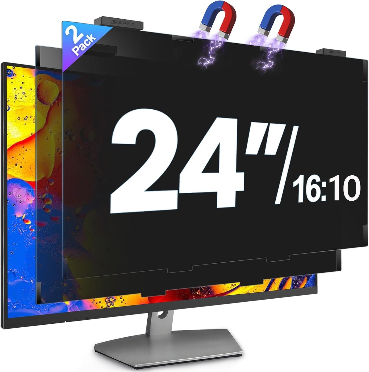Magnetic Laptop Privacy Screen Filter 15.6 inch for 16:9 Widescreen Computer Mon