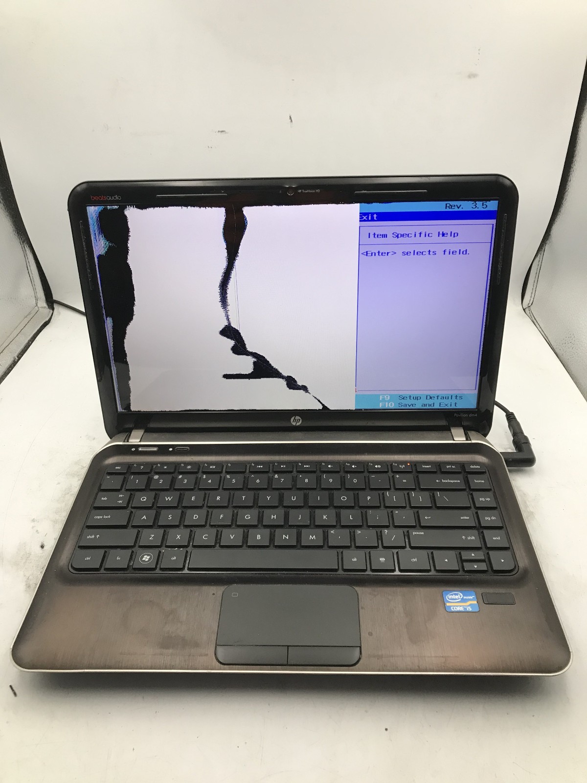 HP PAVILION DM4 3055DX – FOR PARTS/REPAIR – INTEL I5 2430M – NO RAM – READ – BB!