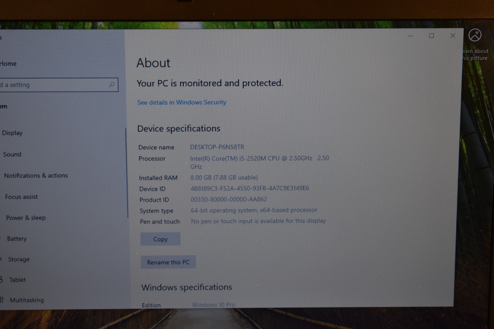 Dell Latitude E6520 Laptop Intel Core i5-2520M 8GB RAM 256GB SSD Windows 10 Pro