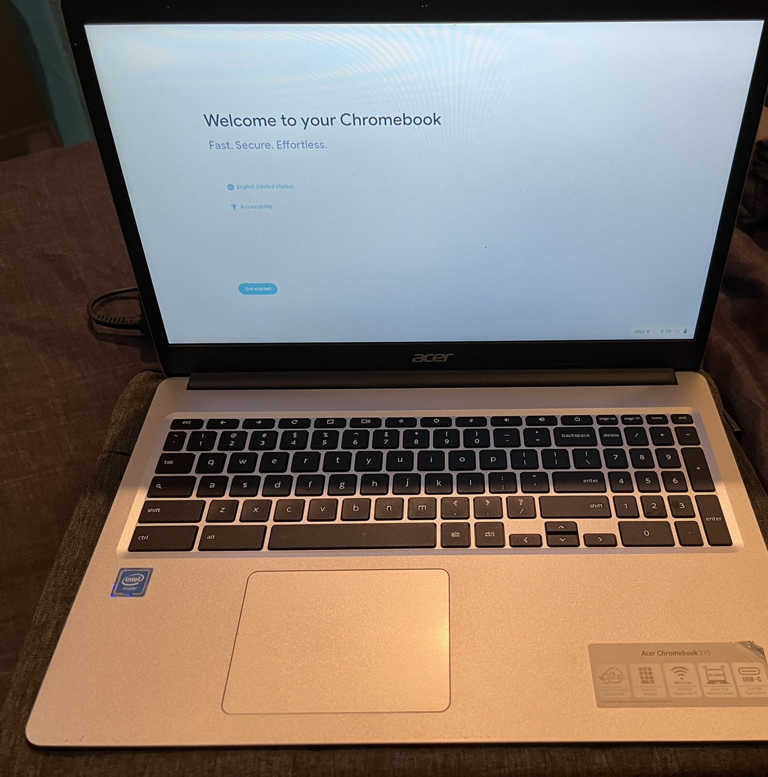 Acer Chromebook 315 15.6″ (32GB, Celeron N 1.1GHz, 4GB) CB315-3H-C2C3