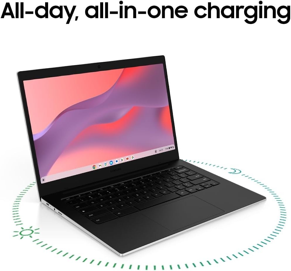 14″ Galaxy Chromebook Go – Durable, 4GB RAM, 64GB SSD, For Students on the Move