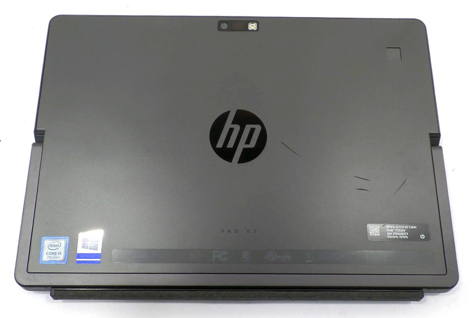 HP Pro X2 612 G2 Tablet Core i5-7Y54 1.20GHz 8GB 128GB SSD