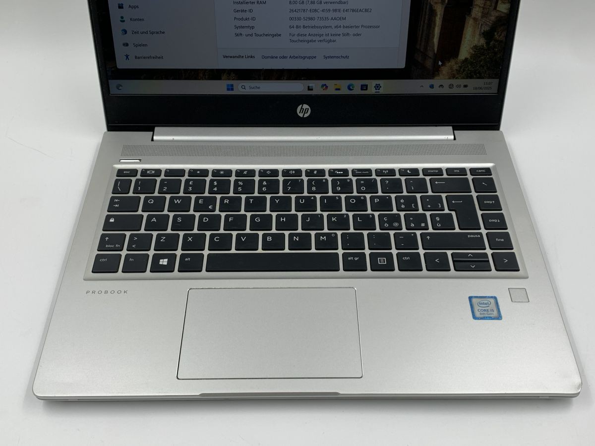 HP ProBook 440 G6 Intel i5-8265U 8GB 256GB SSD Win11 14″