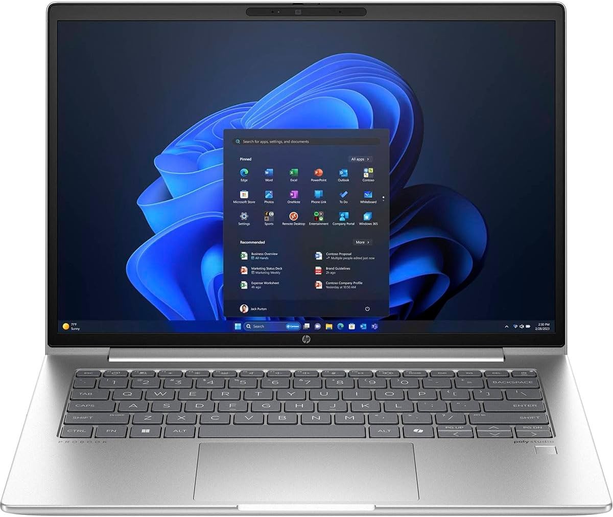 HP ProBook 445 G11 14″ FHD AMD Ryzen 7 7735U 2.7Ghz 32GB RAM 512GB SSD Silver