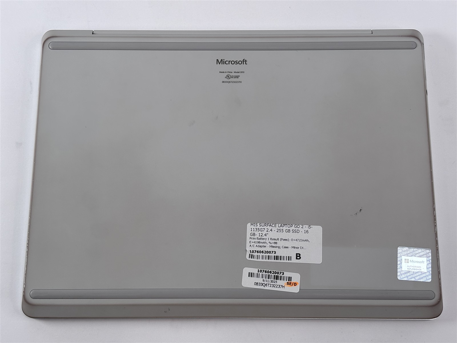 Microsoft Surface Laptop Go 2 12.4″ Core i5-1135G7 16GB RAM 256GB SSD Win11 Home