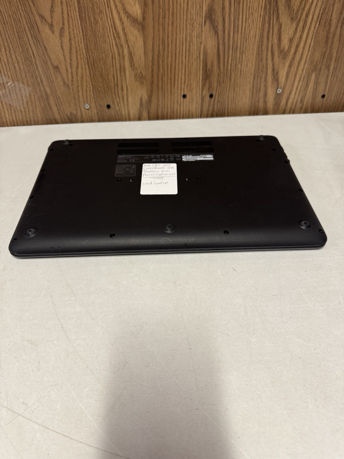 Acer Chromebook CB3-532 15.6” ChromeOS Battery OK Power Adapter Included