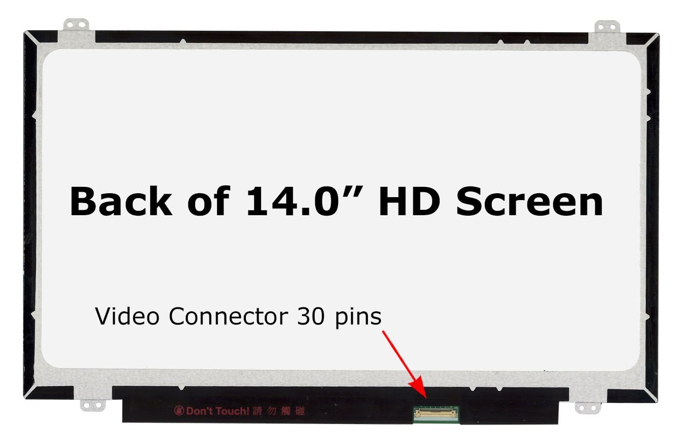 SCREENARAMA New Screen Replacement for HP Chromebook 14 G5, HD 1366×768, Matte,