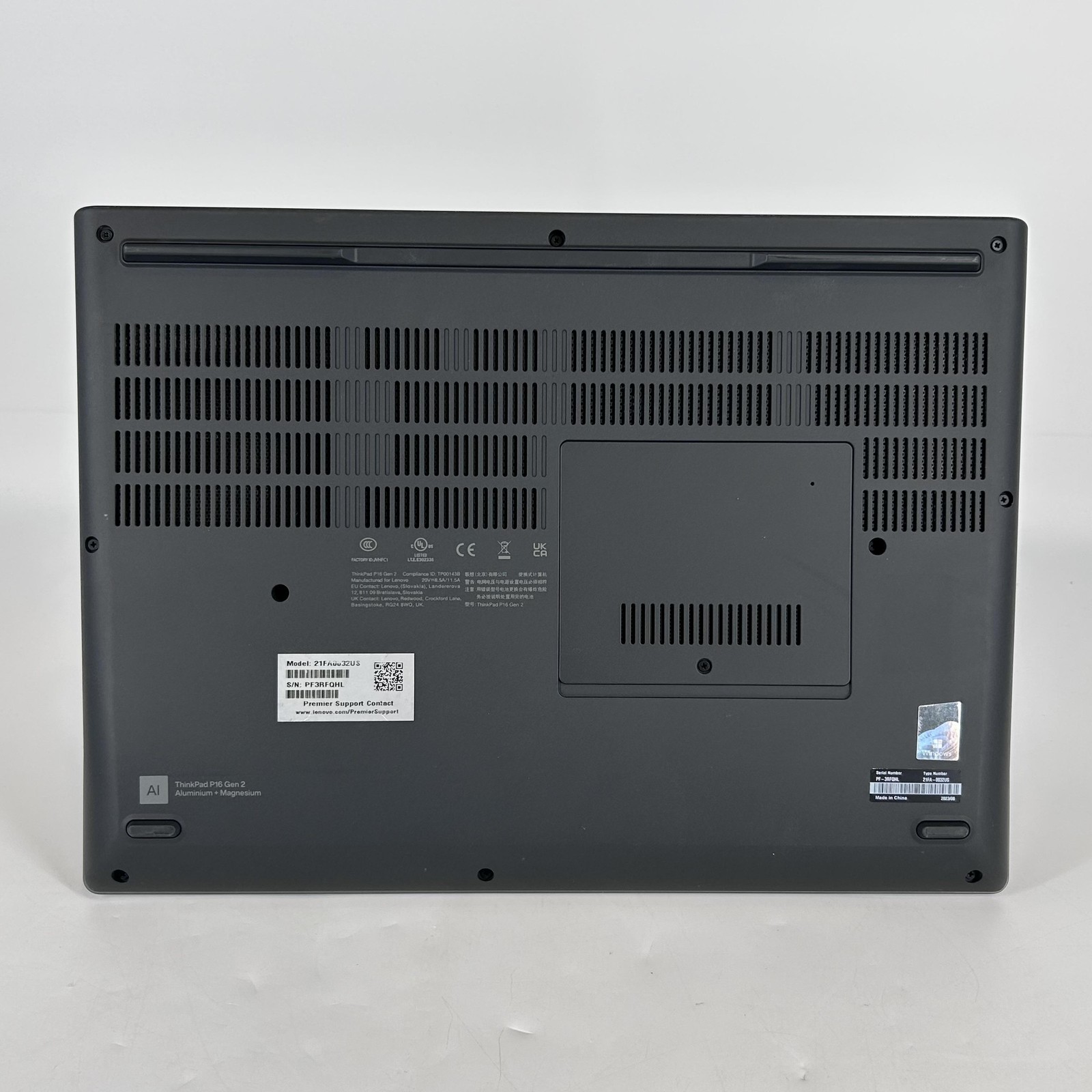 Lenovo ThinkPad P16 Gen 2 2K 2.1 GHz i7-13700HX 16GB 512GB SSD NVIDIA RTX A1000