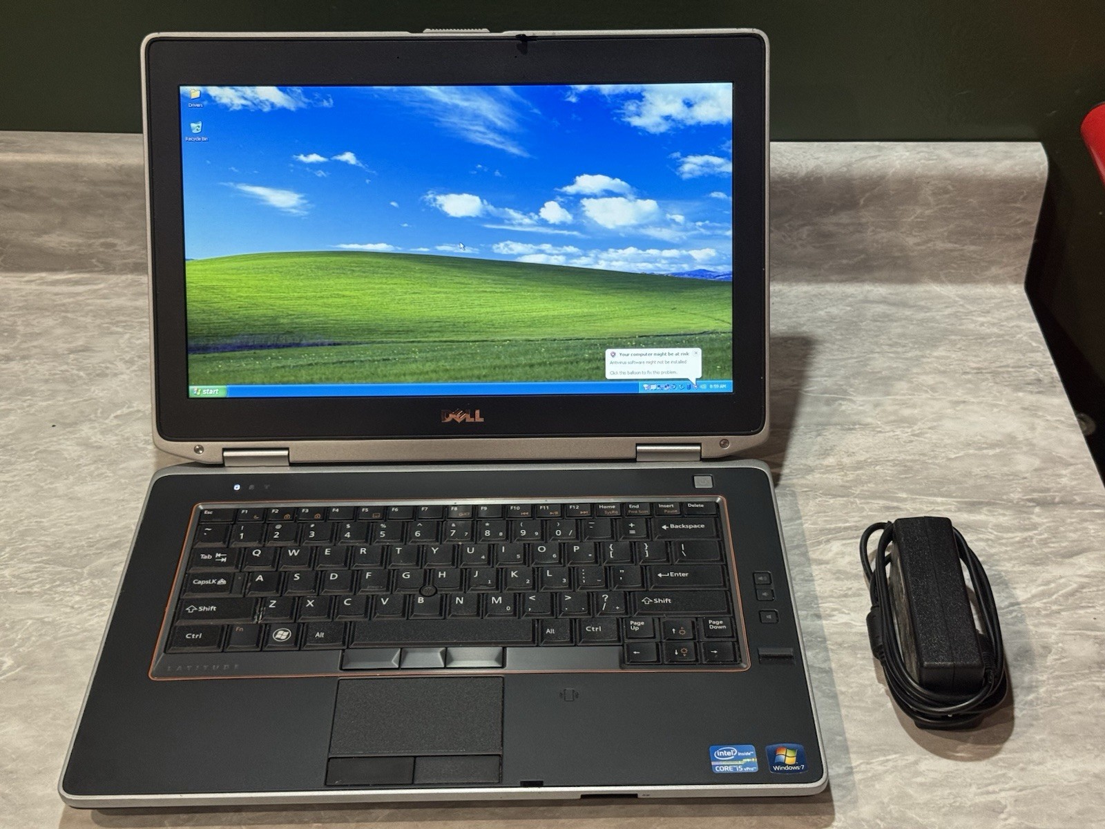Dell Latitude E6420 Retro Gaming Laptop Nvidia GPU Intel i5 4gb RAM 250gb HDD XP