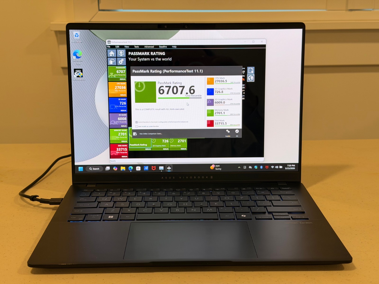 ASUS VivoBook S 14 Intel Ultra 9 185H 16GB RAM 1TB SSD S5406MA-AS96 OLED HDR