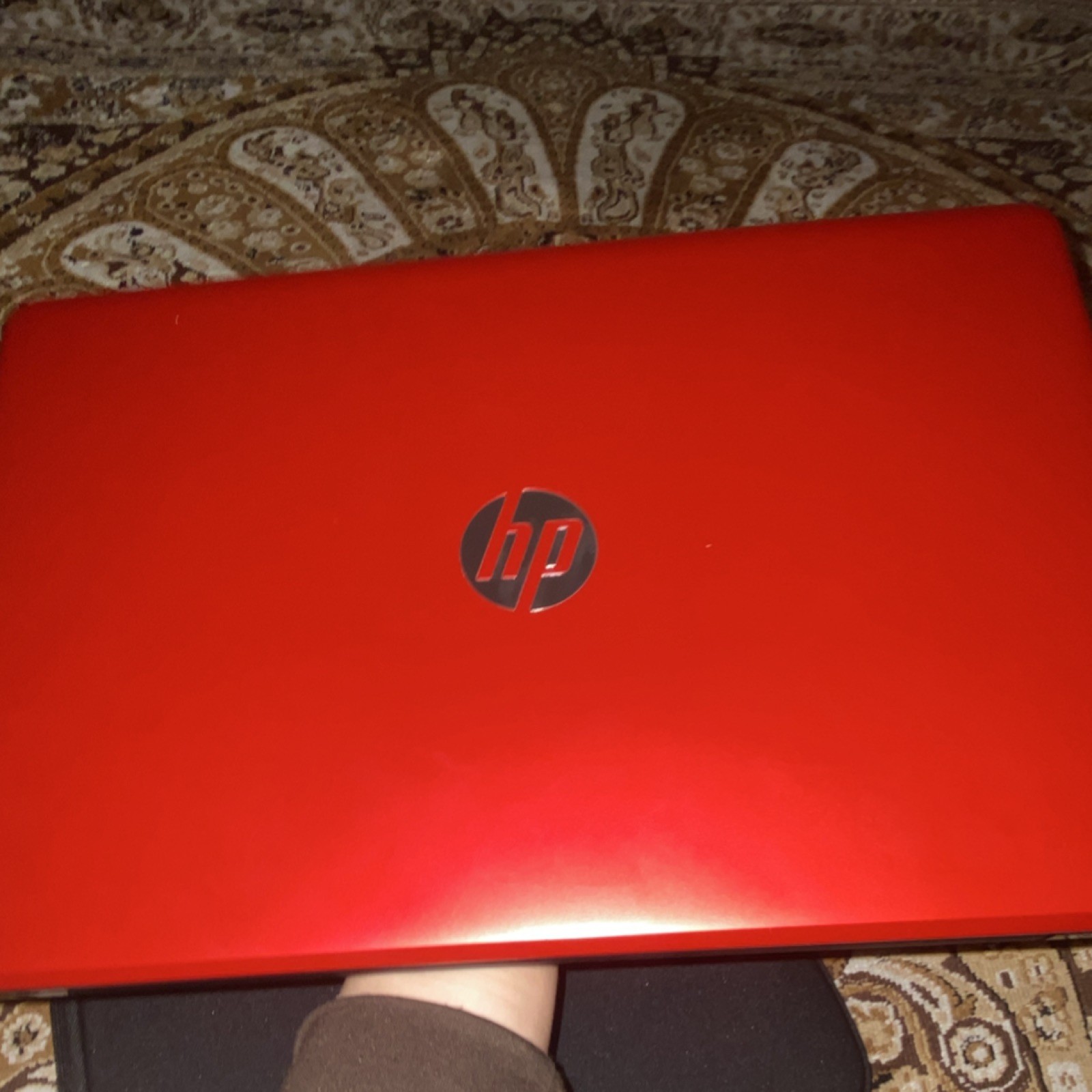 New HP “Scarlet Red” Computer 15.6 HD Pentium Silver With Black Sillicone Case.