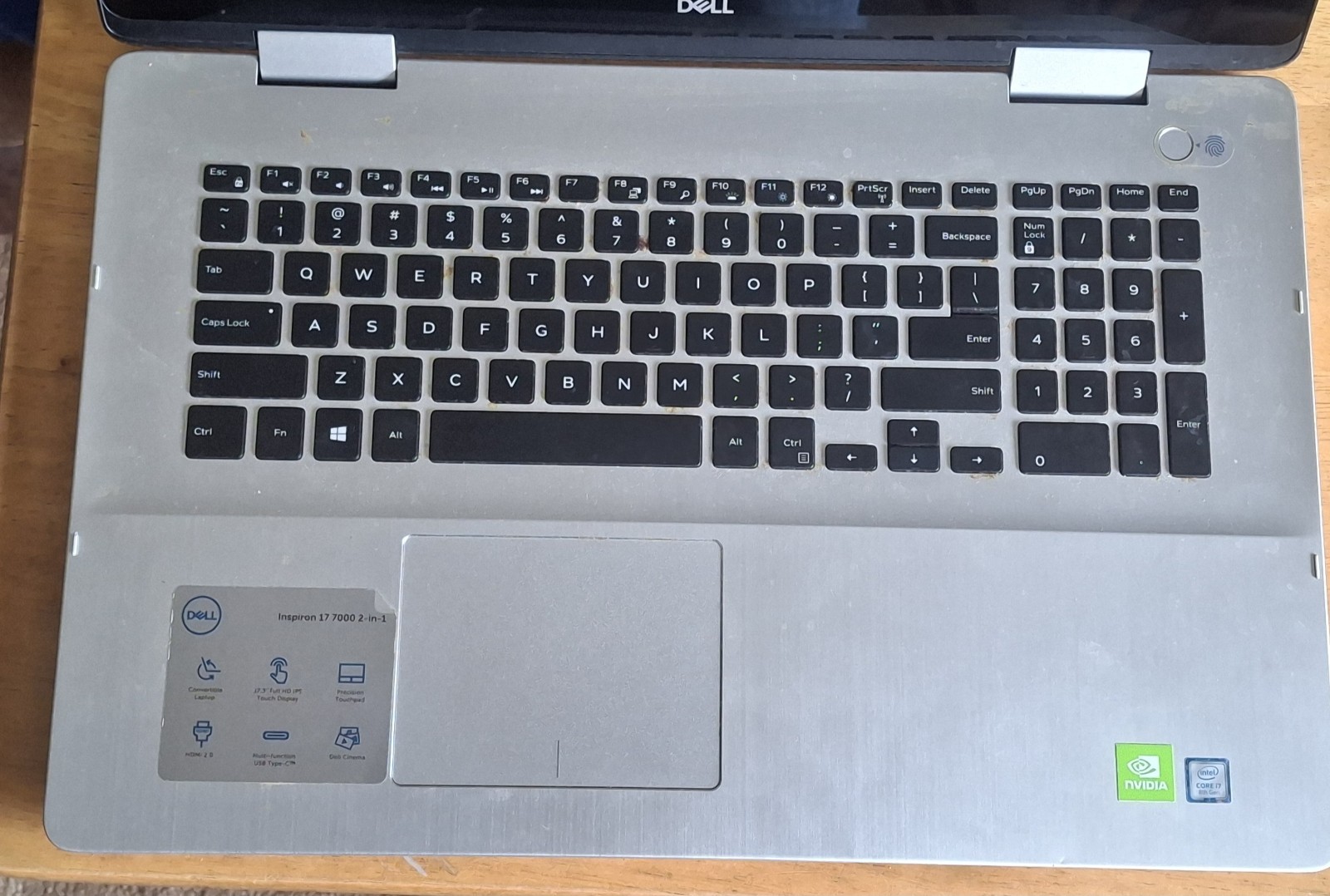 DELL INSPIRON 17 7000 SERIES 2-IN-1 LAPTOP PARTS/REPAIR
