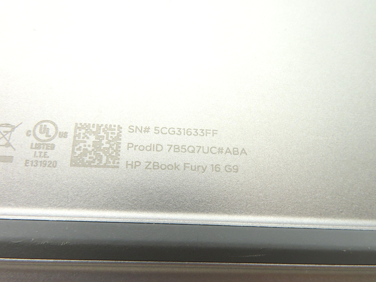 HP ZBook Fury 16 G9 16″ Intel Core i9-12950HX 2.3GHz 64GB RAM 1TB SSD RTX A2000