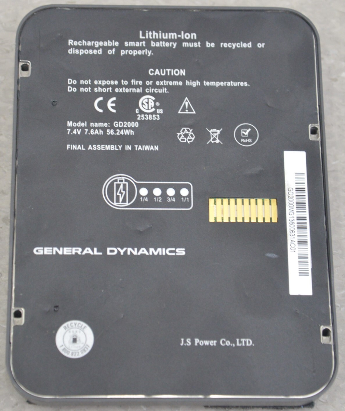 General Dynamics GD2000 Rugged Military Laptop