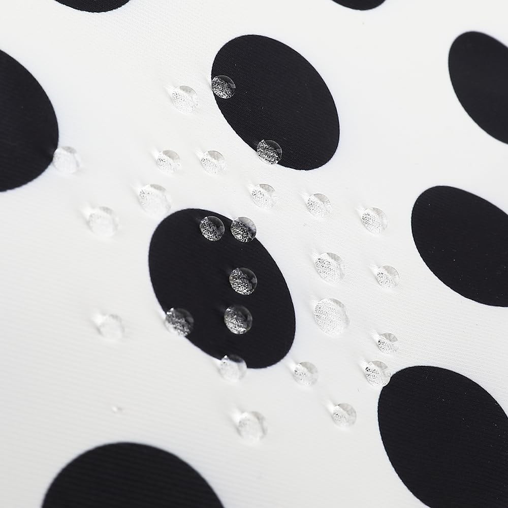 Waterproof Laptop Sleeve 14 Inch Laptop Case Bag with Front Pocket, Black Dot
