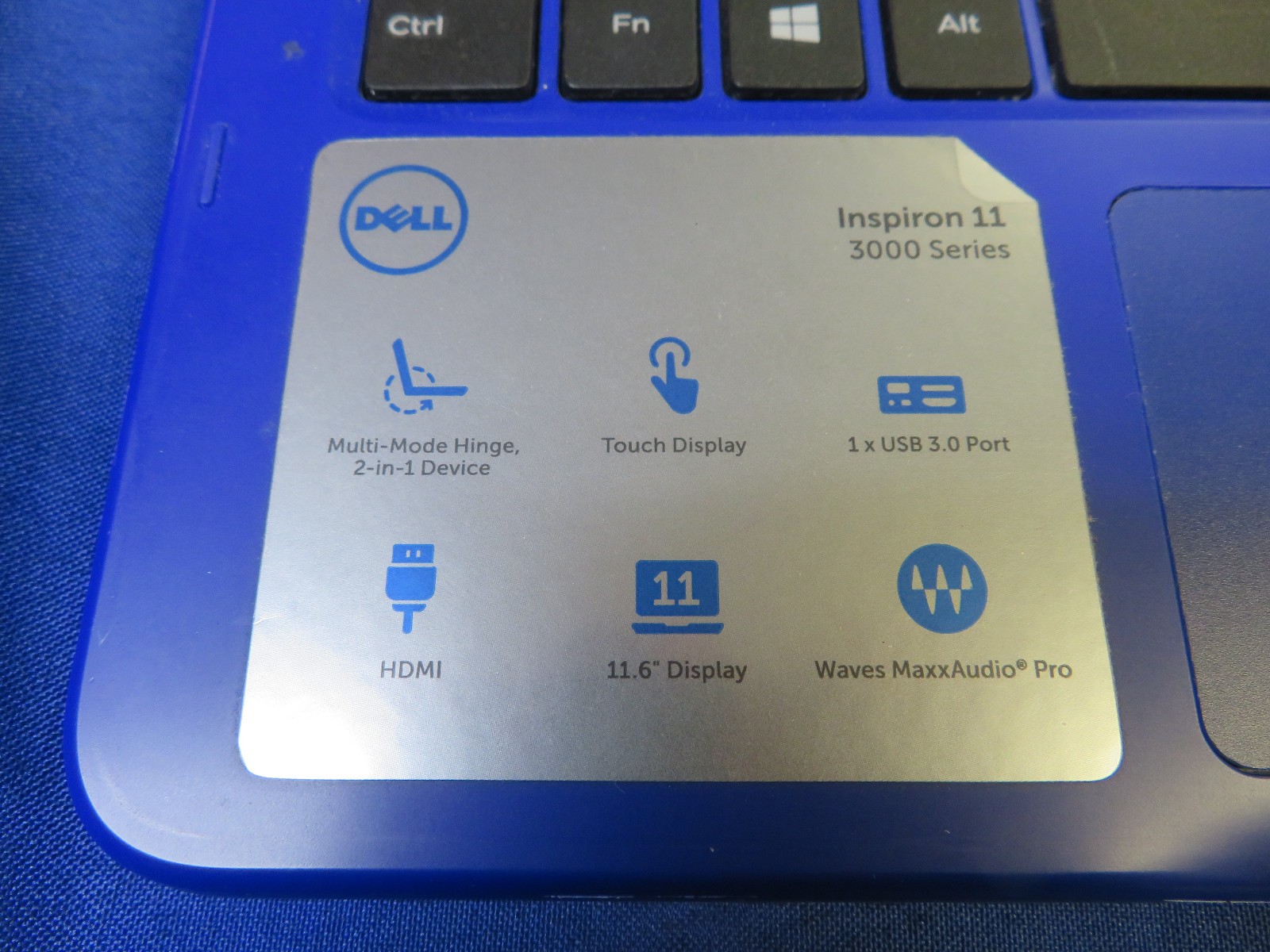 Dell Inspiron 11 3168 Series Laptop/Tablet Convertible* 500GB, 4GB, Win 10*P25T*