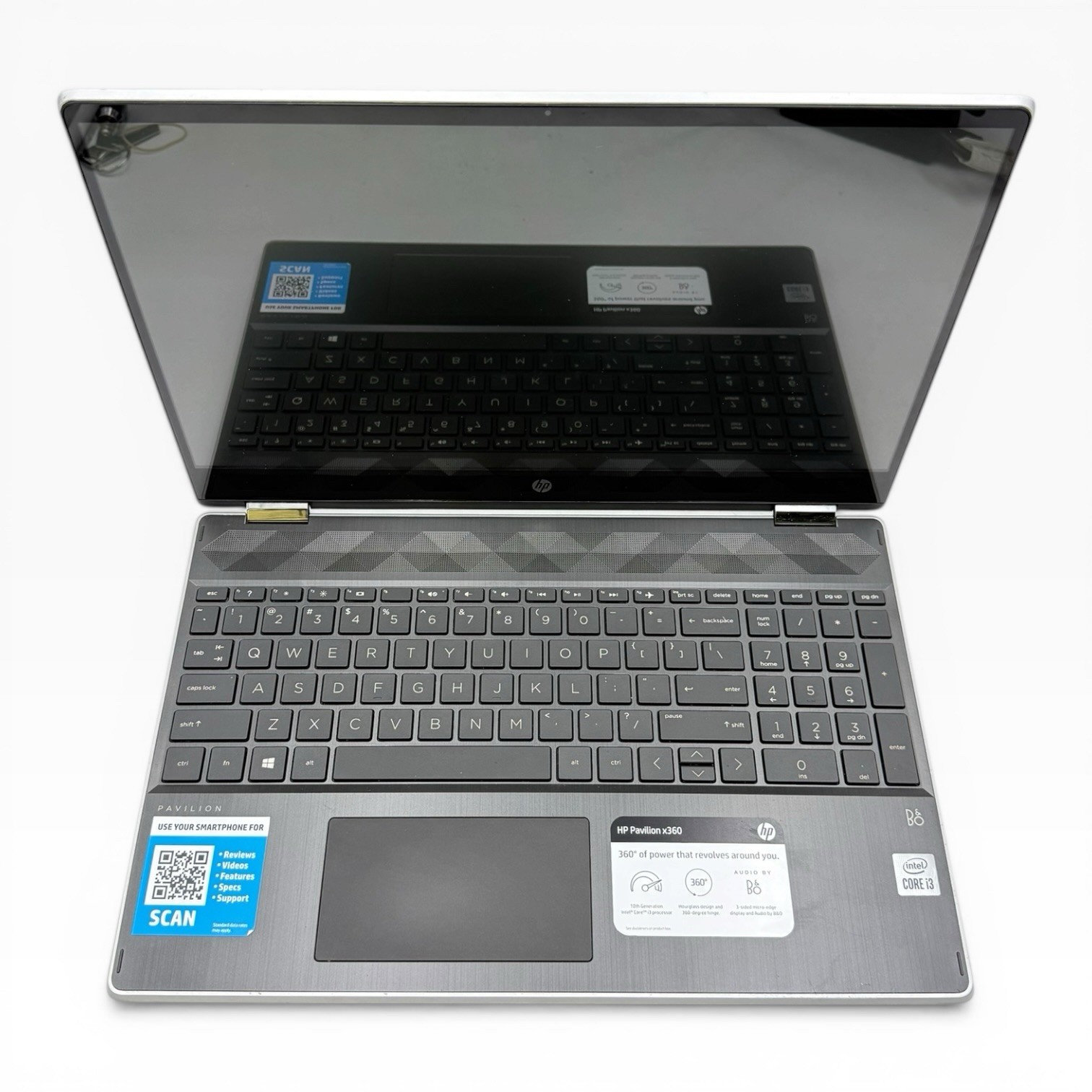 HP PAVILION x 360 15in W11 / 256GB / 8GB / Intel i3 / Touch Laptop/Tablet