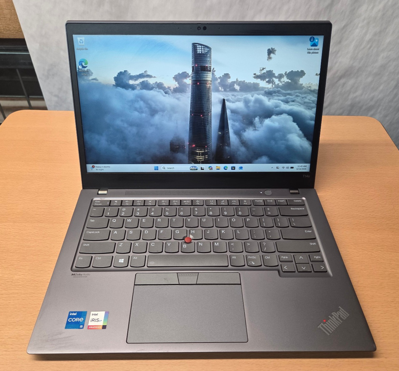 Lenovo ThinkPad T14 Gen2 I5-1135G7 16GRAM 512GSSD WIN11P Iris Xe Touchscreen
