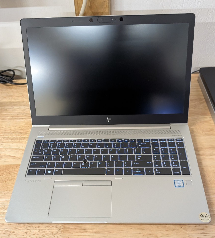 HP Elitebook 850 G6 15.6″ PC i7-8665U 1.9GHz 16GB RAM 512GB SSD Win11Pro