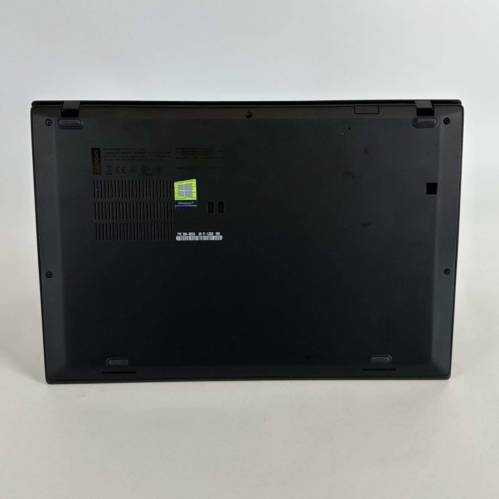 Lenovo ThinkPad X1 Carbon Gen 6 14 FHD i5-8350U 1.70GHz 16GB 256GB SSD Very Good