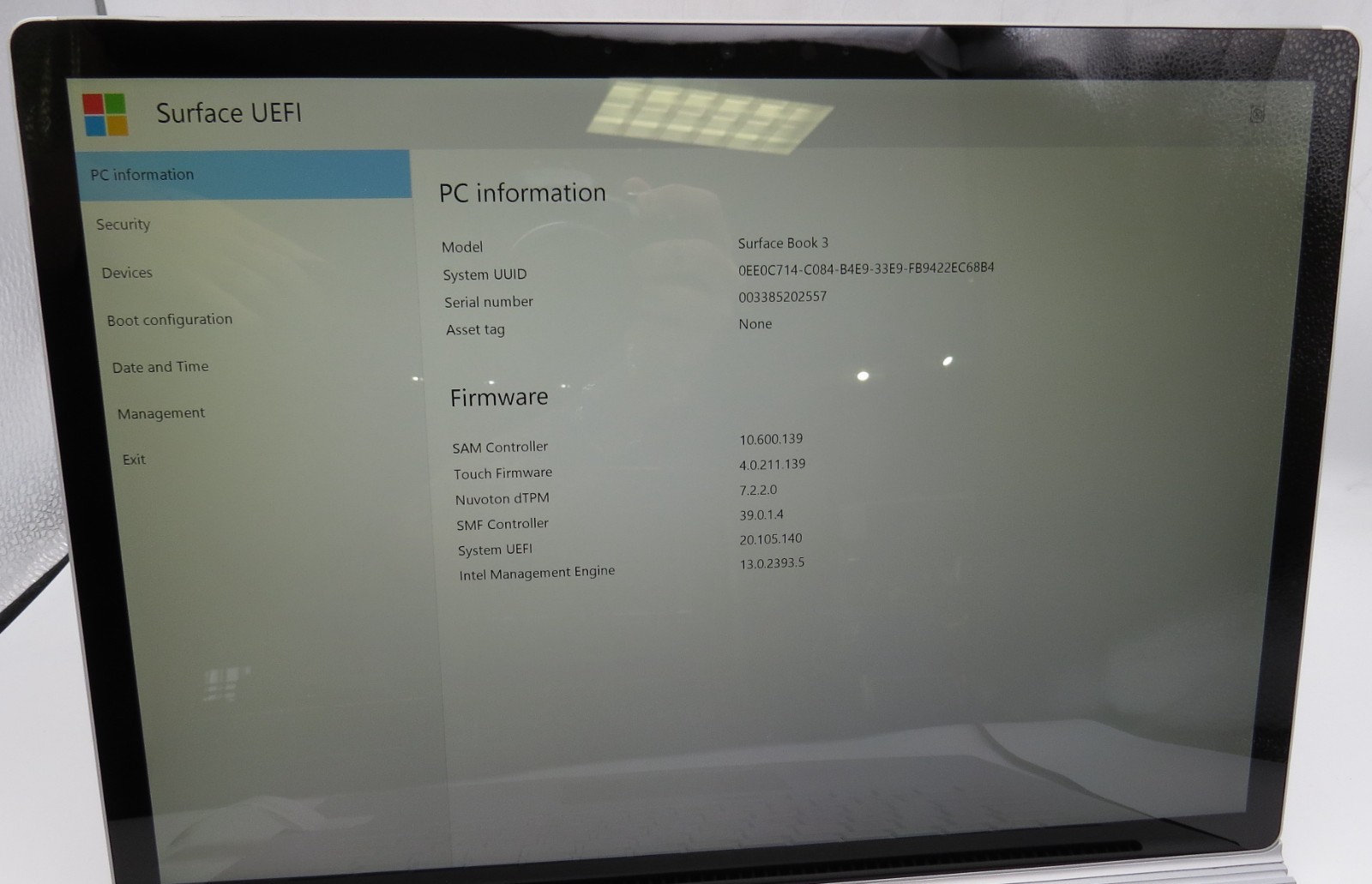 Microsoft Surface Book 3-15″-i7-1065G7@1.3GHz-16GB RAM-256GB-GTX 1660-NO OS