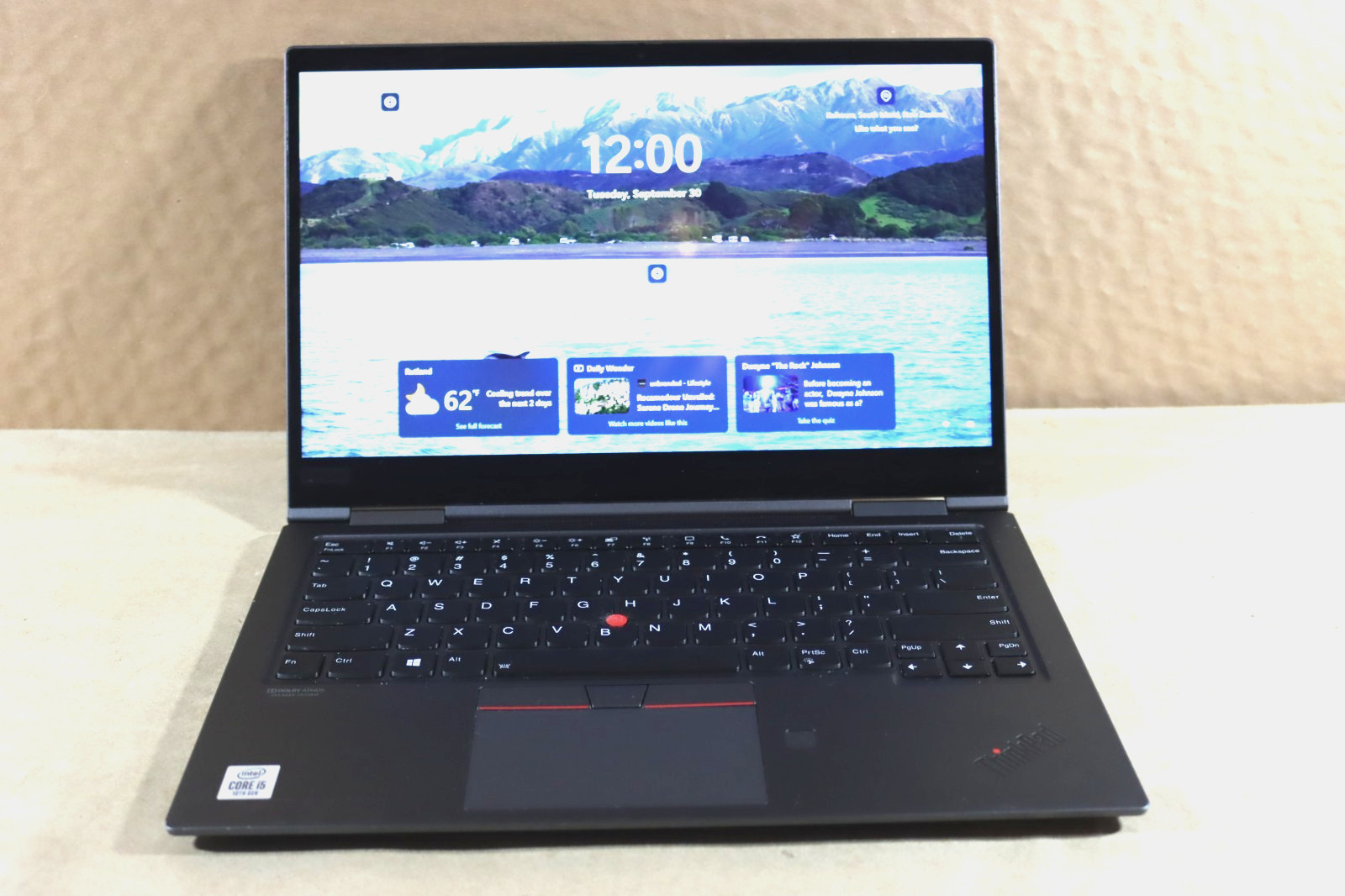 Lenovo ThinkPad X1 Yoga 5th Gen; 2-in-1, 14″, 256GB, 10th Gen Intel i5, 8GB Ram