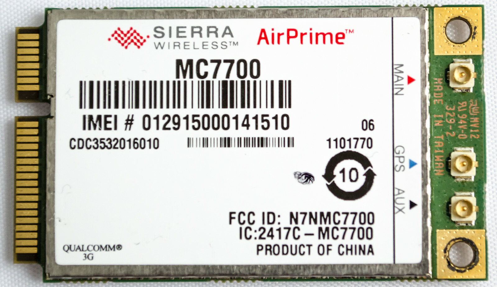 SIERRA WIRELESS MC7700 WWAN Adapter for Panasonic Toughbook CF-31 CF-19 4G LTE