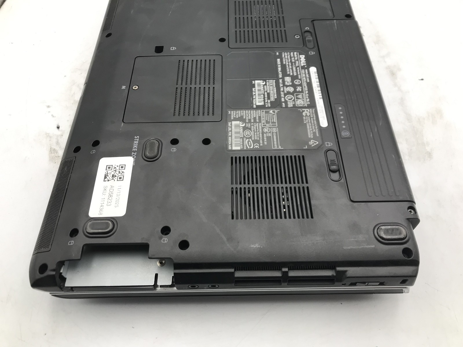 DELL INSPIRON 1520 – BOOTS TO BIOS – INTEL CORE 2 DUO – NO RAM -READ DESCRIP- BB