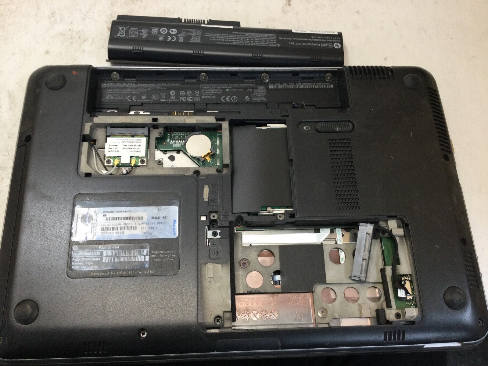 HP PAVILION DM4 NOTEBOOK – INTEL I5 M430 – 4GB RAM – BOOTS TO BIOS -READ DESC-BB